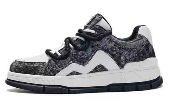 Кеды, обувь для скейтборда унисекс с низким верхом Fairwhale, белый/черный