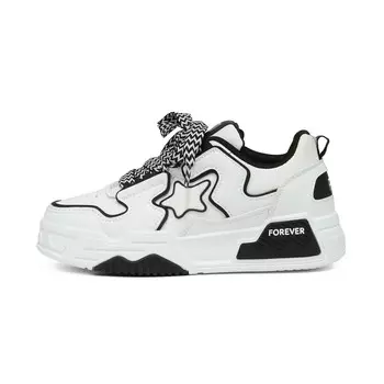 Кеды, обувь для скейтборда унисекс с низким верхом Forever 21, цвет White Gray