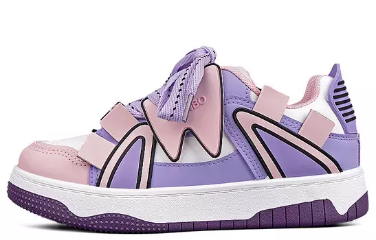 Кеды, обувь для скейтборда унисекс с низким верхом Wenpu, цвет Grape Purple
