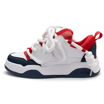 Кеды, обувь для скейтборда унисекс с низким верхом Seattle Palm, черный/красный