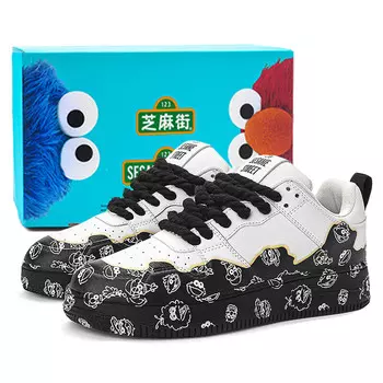 Кеды, обувь для скейтборда унисекс с низким верхом Sesame Street, цвет Electric Mother Yellow