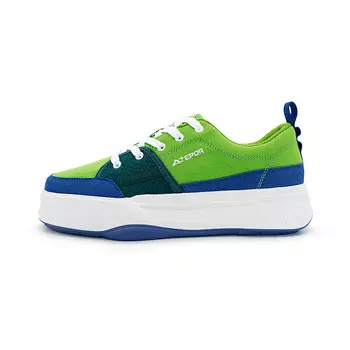 Кеды, обувь для скейтборда унисекс с низким верхом Tepor, синий/зеленый
