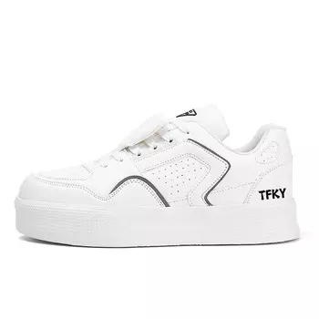 Кеды, обувь для скейтборда унисекс с низким верхом Tfky, белый