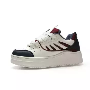 Кеды, обувь для скейтборда унисекс с низким верхом Stur Ysn, белый/бордовый