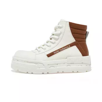 Кеды, обувь для скейтборда унисекс с высоким верхом Fairwhale, белый