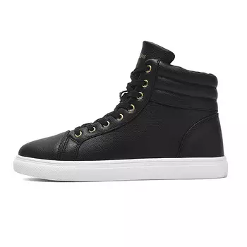 Кеды, обувь для скейтборда унисекс с высоким верхом Swinsger, цвет Black Fleece-Lined