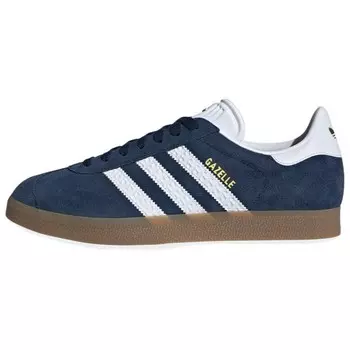 Кеды, обувь для скейтбординга Gazelle унисекс с низким верхом синего цвета Adidas Originals, синий