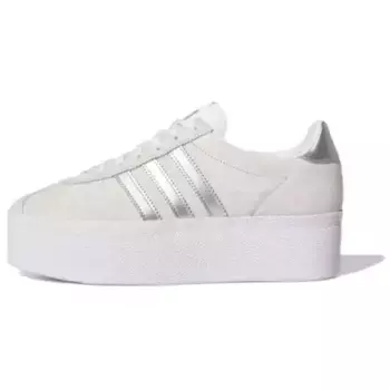 Кеды, обувь для скейтбординга Gazelle женские низкие белый Adidas Originals