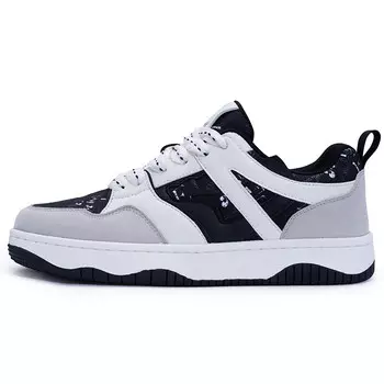 Кеды, обувь для скейтбординга Loz X унисекс с низким верхом Abciu, белый/черный