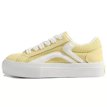 Кеды, обувь для скейтбординга Pie Shoes, женская, низкая Tuopin, цвет Cream White