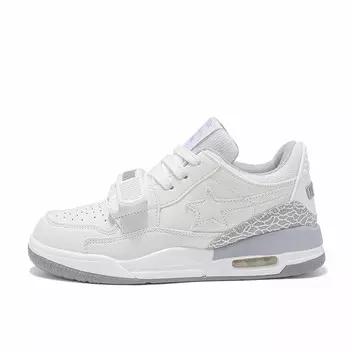 Кеды, обувь для скейтбординга унисекс с низким верхом Fuersen, белый/розовый