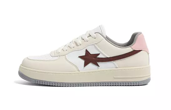 Кеды, обувь для скейтбординга унисекс с низким верхом Huanqiu, белый/черный