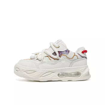 Кеды, обувь для скейтбординга унисекс с низким верхом Fairwhale, белый