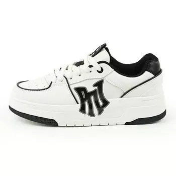 Кеды, обувь для скейтбординга унисекс с низким верхом Pnj, белый/черный