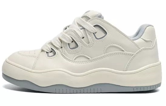 Кеды, обувь для скейтбординга женская низкая Abcio, цвет Cream White