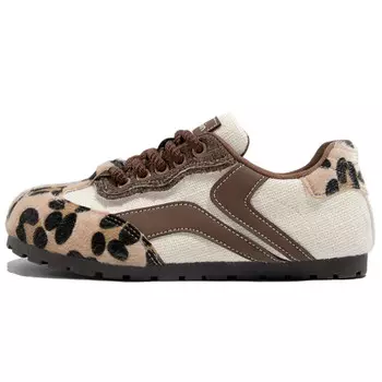 Кеды, обувь для скейтбординга Zoo Series, женская, с низким верхом Tuopin, бежевый/коричневый