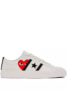 Кеды One Star Academy Pro Comme Des Garons Play x Converse, белый