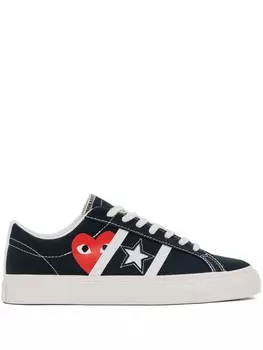 Кеды One Star Academy Pro Comme Des Garons Play x Converse, черный