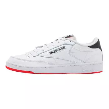 Кеды Reebok Classic Club C 85 Unisex, белый/черный/красный