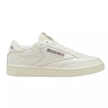 Кеды Reebok Club C 85 Vintage, белый/бежевый/бордовый