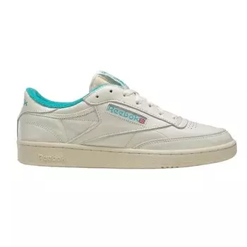 Кеды Reebok Club C 85 Vintage, белый/бежевый/бирюзовый