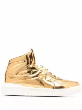 Кеды с эффектом металлик VALENTINO GARAVANI, золотой