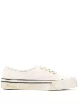 Кеды с эффектом потертости Bally, нейтральный