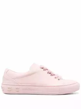Кеды с декором Gancini Ferragamo, розовый