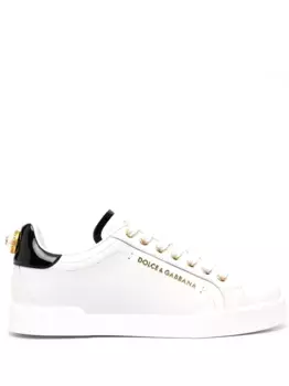 Кеды с логотипом DOLCE & GABBANA, белый