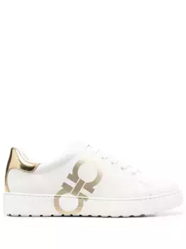Кеды с логотипом Ferragamo, белый
