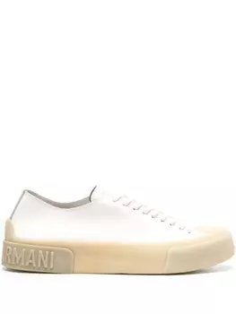 Кеды с логотипом на подошве Emporio Armani, белый
