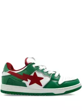 Кеды с нашивкой A BATHING APE, зеленый