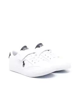 Кеды с вышивкой Polo Poly Ralph Lauren Kids, белый