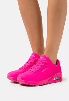 Кеды Skechers UNO, цвет Hot Pink Durabuck