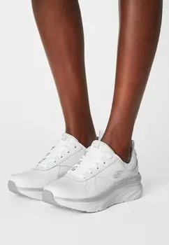 Кеды Skechers, белый/серебристый