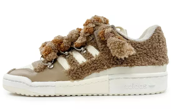 Кеды, скейтборд обувь FORUM унисекс низкий коричневый Adidas Originals