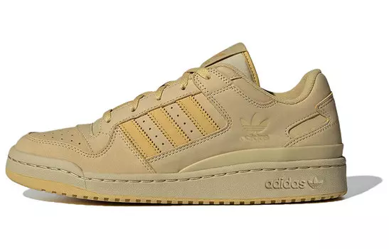 Кеды, скейтборд обувь FORUM унисекс низкий верх желтый Adidas Originals
