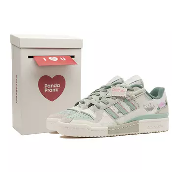 Кеды, скейтборд обувь FORUM унисекс низкий верх синий/белый Adidas Originals