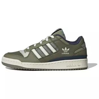 Кеды, скейтборд обувь FORUM унисекс низкий верх зеленый Adidas Originals