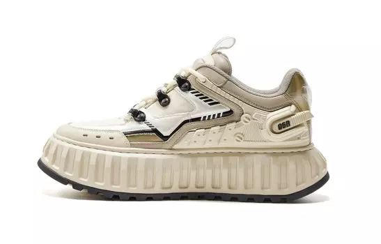 Кеды, скейтборд обувь унисекс низкий верх абрикос Ogr, цвет Apricot