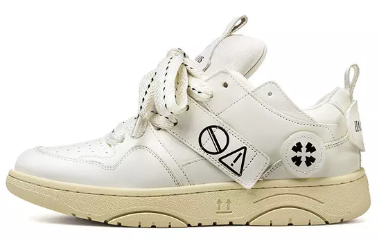 Кеды, скейтборд обувь унисекс низкий верх белый Hart Davis