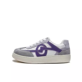 Кеды, скейтборд обувь унисекс низкий верх фиолетовый Dfoa