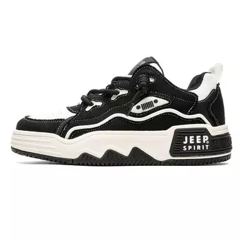 Кеды, скейтборд обувь унисекс низкий верх графитовый черный Jeep Spirit