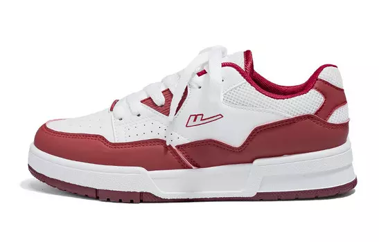 Кеды, скейтборд обувь унисекс низкий верх красный Warrior