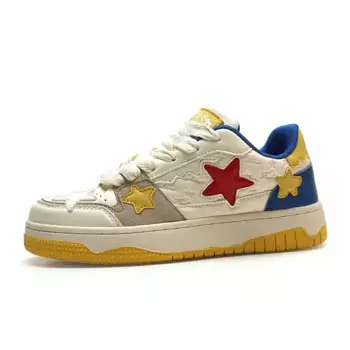 Кеды, скейтборд обувь унисекс низкий верх красный Stur Ysn