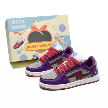 Кеды, скейтборд обувь унисекс низкий верх ночной фиолетовый Anime Story