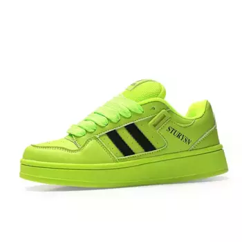 Кеды, скейтборд обувь унисекс низкий верх зеленый Stur Ysn