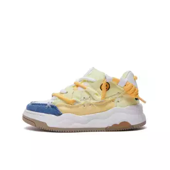 Кеды, скейтборд обувь унисекс низкий верх желтый Dfoa