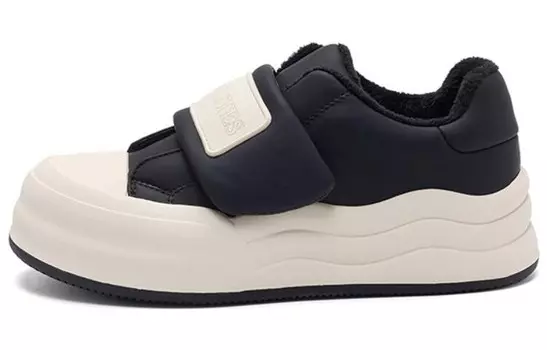 Кеды, скейтборд обувь женская низкая 15 Mins, бежевый/черный