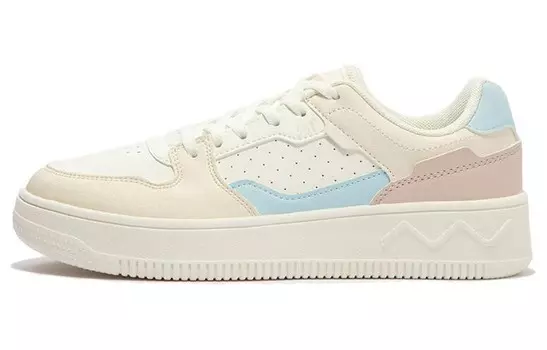 Кеды, скейтборд обувь женская низкая 361°, белый/синий